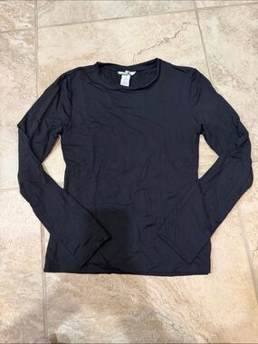 H&M Black Long Sleeve Crewneck Tee